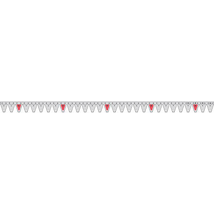 Aebi Mähmesser 196 cm 112.5262 – Balkenmäher Ersatzteil