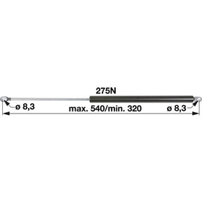 Gasdruckfeder 1427130M91 zu Massey Ferguson – Traktor Gasdruckfedern Ersatzteil