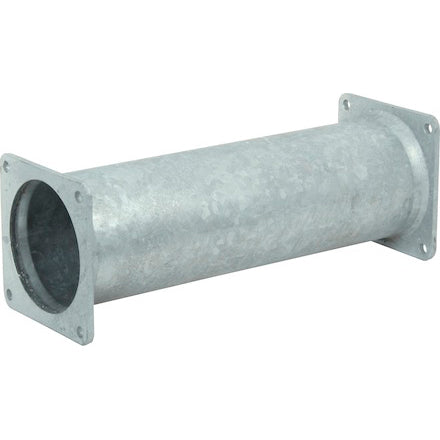 Mauerdurchführung 6 Zoll, 2 x Flansch, L 500 mm, verzinkt – Gülletechnik Ersatzteil