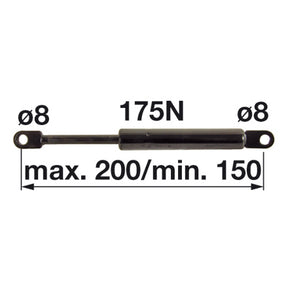Gasdruckfeder 6-100.18.200 zu Mauser – Traktor Gasdruckfedern Ersatzteil