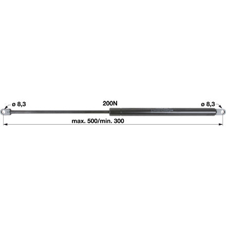 Gasdruckfeder 6-100.20.505 zu Mauser – Traktor Gasdruckfedern Ersatzteil