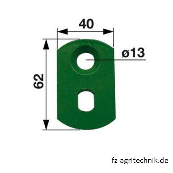 Messerhalter 253042.3 zu Krone Scheibenmäher - Variante 1 – Halter für Scheibenmähwerk Ersatzteil