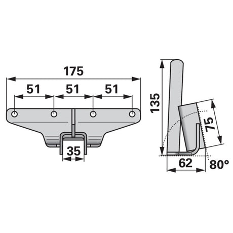 Messerkopf Kulissenbreite 35 mm ESM 2470360 – Sonstiges für Balkenmäher Ersatzteil