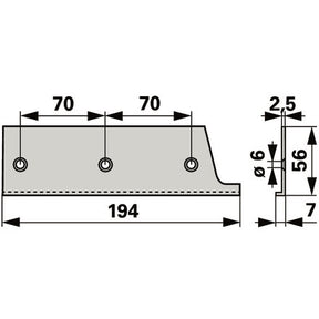 Mörtl Einlage für Innenschuh N309R – Balkenmäher Ersatzteil