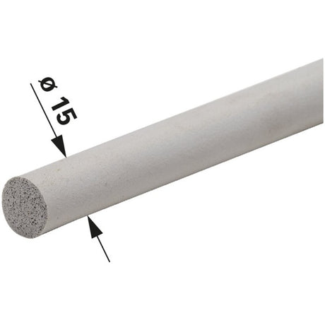Moosgummi-Profile - EPDM Qualität - Rundschnur AD 15 mm – Dichtungen Ersatzteil
