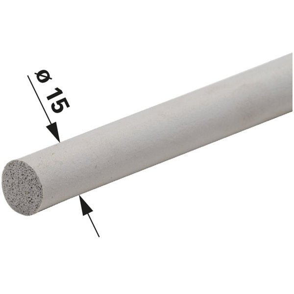 Moosgummi-Profile - EPDM Qualität - Rundschnur AD 15 mm – Dichtungen Ersatzteil