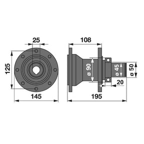 Nabe 06589632 zu Deutz-Fahr vertikal – Deutz Ersatzteile Ersatzteil