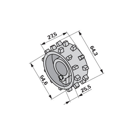 Nasensärad 301.411.136 zu Reform – Drill Säräder Ersatzteil