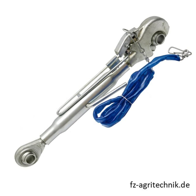 Oberlenker mit Fanghaken Kat 2 und Kugelauge Kat 2 - Arbeitslänge 515-755 mm - Hülsenlänge 330 mm