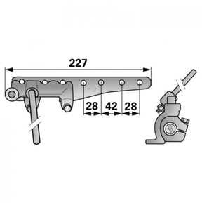 Nussmüller Obermesserkopf 27684N – Halter für Balkenmäher Ersatzteil