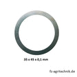 Ausgleichsscheibe - Passscheibe 120593 - 35 x 45 x 0,1 mm zu Fella – Sonstiges für Scheibenmähwerk Ersatzteil