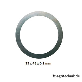 Ausgleichsscheibe - Passscheibe 35 x 45 x 0,1 mm zu Deutz-Fahr – Deutz Ersatzteile Ersatzteil