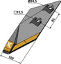 Pflugscharspitze B2SHL - links - Hartmetall 3364251 zu Lemken