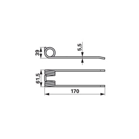 Pick-Up Zinken VF06572888 zu Vicon-PZ – Kreiselheuer Ersatzteil