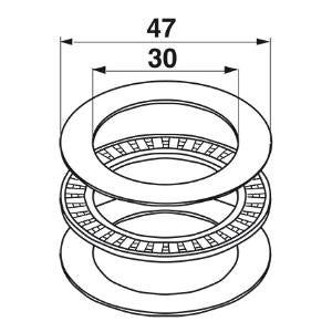 Axial-Nadellager 06214998 zu Pöttinger