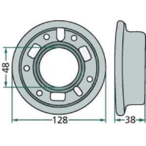 Felgenhälfte 06580393 zu Deutz-Fahr