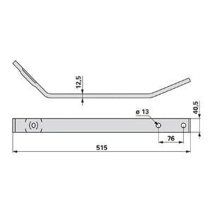 Zinkenarm 205.70.080.3 zu Pöttinger