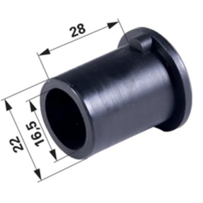 Buchse AD 22 x ID 16,5 x L 28 mm anstelle von Pöttinger 200.00.602.2 – Kreiselschwader Ersatzteil