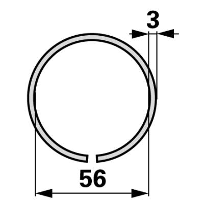 Sprengring 155.326 zu Pöttinger – Sonstiges für Mähdrescher Ersatzteil