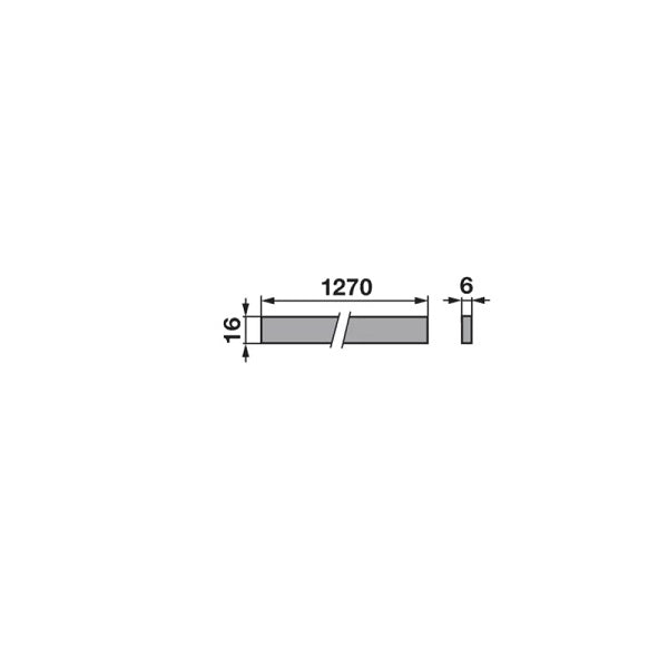Reform Reibleiste für Balken 127 cm 563.43555.2 – Balkenmäher Ersatzteil