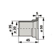 Reform Büchse Dm 30 x Dm 35 x 40 mm RM158.01.308 – Buchsen Ersatzteil