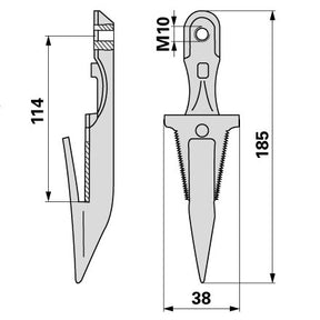 Reform Einzelfinger B590.276212 – Finger für Balkenmäher Ersatzteil