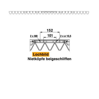 Mähmesser 205 cm Reform H150.191.942 mit 27 Klingenspitzen – Balkenmäher Ersatzteil