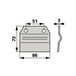 Reform Messerhalter RM58.02.017 – Halter für Scheibenmähwerk Ersatzteil