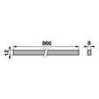 Reform Reibleiste für Balken 190 cm H150.043.000 - 2 Stück – Sonstiges für Balkenmäher Ersatzteil