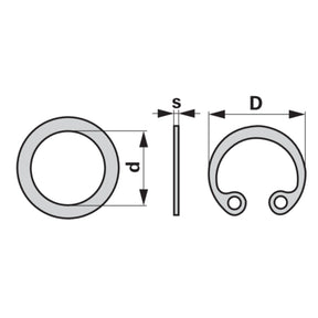 Reform Sicherrungsring 40 x 1,75 mm 10 Stück 999.144.206 – Sonstiges für Balkenmäher Ersatzteil