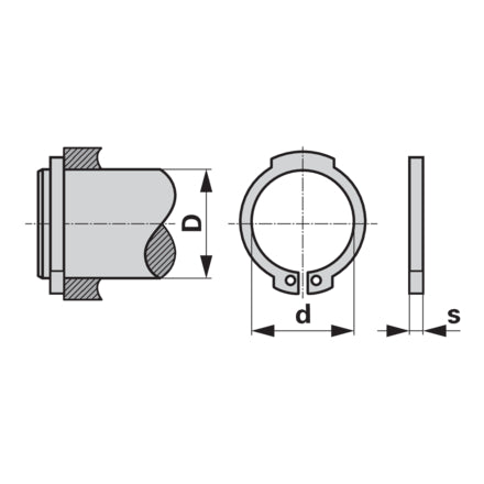 Reform Sicherrungsring 42 x 1,75 mm 10 Stück H095.007.420 – Sonstiges für Balkenmäher Ersatzteil