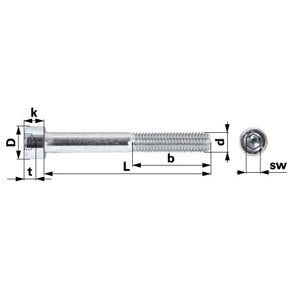 Reform Zylinderschraube M12 x 50 mm 999.112.134 – Schrauben Ersatzteil