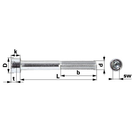 Reform Zylinderschraube M12 x 50 mm 999.112.134 – Schrauben Ersatzteil