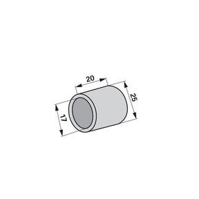 Ring AD 25 x ID 17 x L 20 mm 06581587 zu Pöttinger – Kreiselheuer Ersatzteil