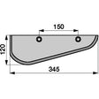Rodeschar 1145004051 zu Holmer links – Kartoffelroder Ersatzteil