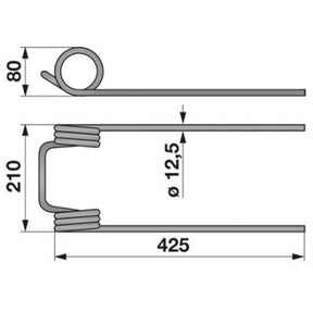 Saatstriegelzinke 430507 zu Horsch – Striegel Zinken Ersatzteil