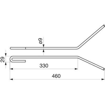 Saatstriegelzinke rechts 301.520.146 zu Reform – Saattechnik Ersatzteil