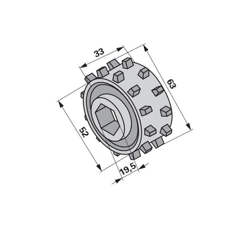 Nasensärad 300.411.316 zu Reform – Drill Säräder Ersatzteil