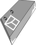 Schar-Hinterteil 16'' - links 96091 zu Massey Ferguson