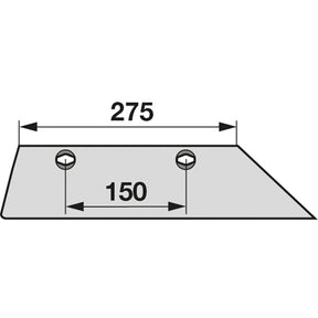 Scharblatt rechts 300250 zu Eberhardt – Schare Ersatzteil