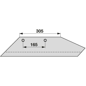 Scharblatt links 306195, 306129 zu Eberhardt – Pflug Ersatzteil