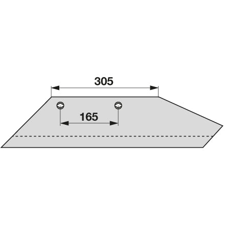 Scharblatt links 306195, 306129 zu Eberhardt – Pflug Ersatzteil