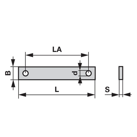 Mühle - Schläger 180x30x3 zu Ley – Mühle Ersatzteil