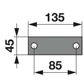 Mühle - Schläger 135 x 45 x 2 zu Cramer – Mühle Ersatzteil
