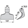 Schlaghammer 2405003055 zu Müthing Mulcher – Mulcher Ersatzteil