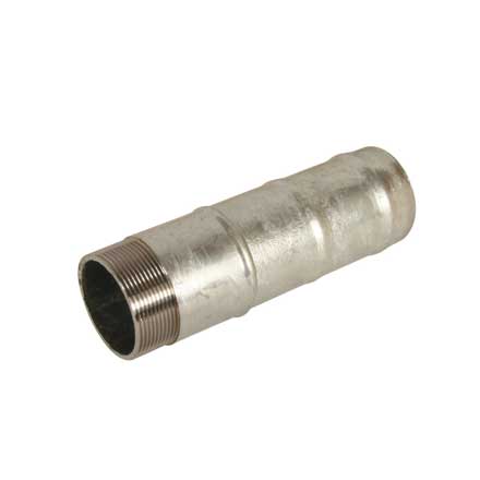 Schlauchtülle gerade mit Gewinde 4 Zoll, für Schlauch 102 mm, verzinkt – Ersatzteile für Gülletechnik Ersatzteil
