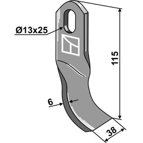 Schlegel 7770715 zu Spearhead Mulcher – Mulcher Ersatzteil