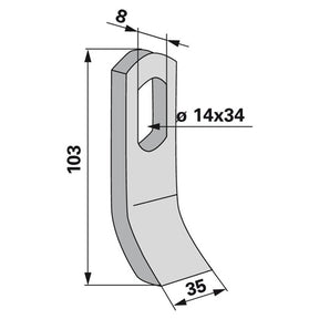 Schlegel BG59 zu S.M.A. Mulcher – Mulcher Ersatzteil