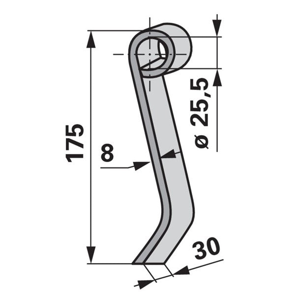 Schlegel T40005143 zu Maschio Mulcher – Mulcher Ersatzteil
