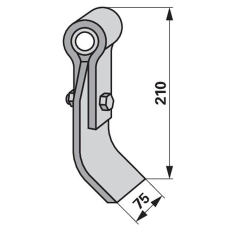 Schlegel komplett 40880360 zu Taarup Mulcher – Mulcher Ersatzteil